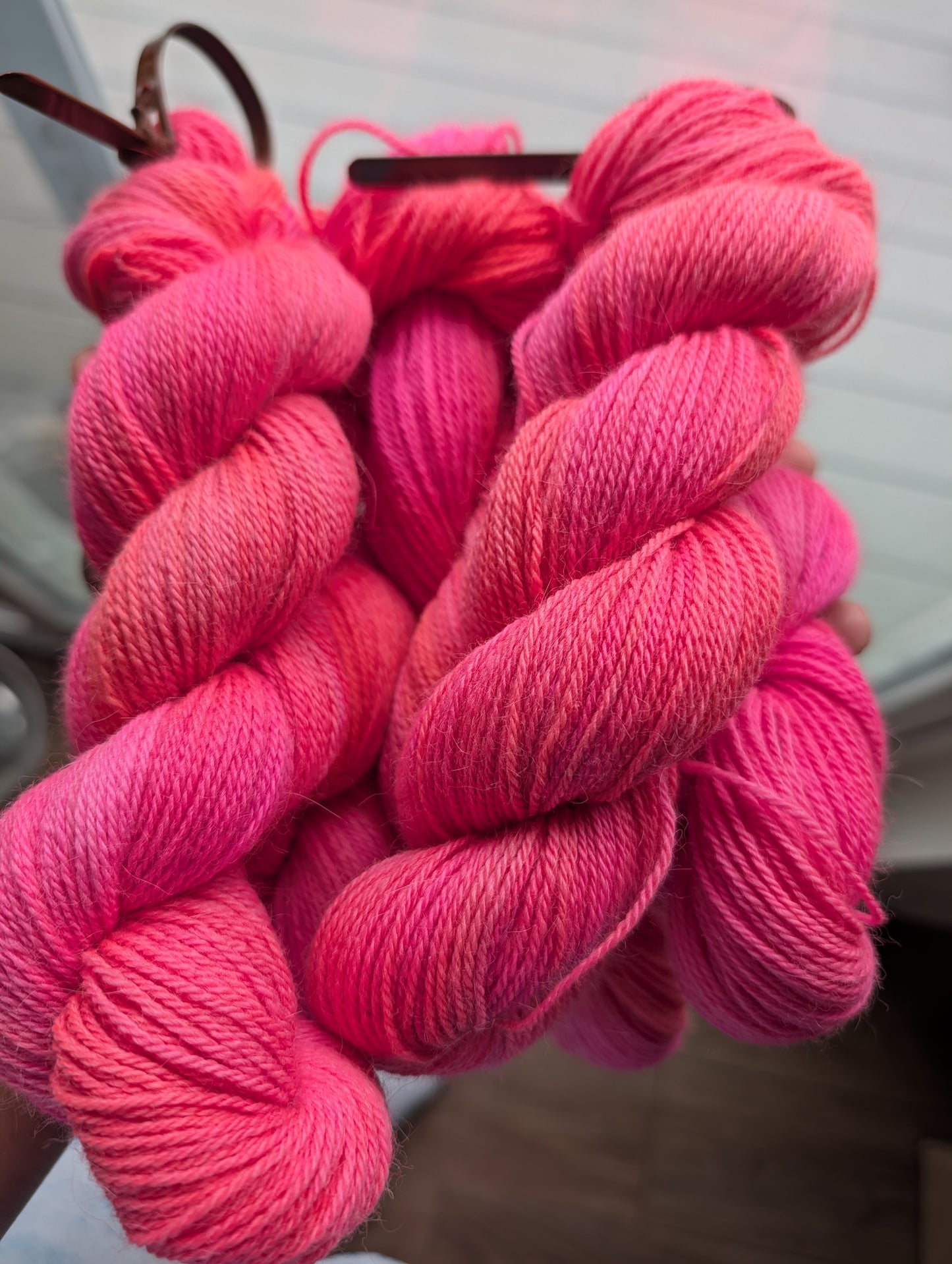 Hand Dyed Fingering Weight Yarn