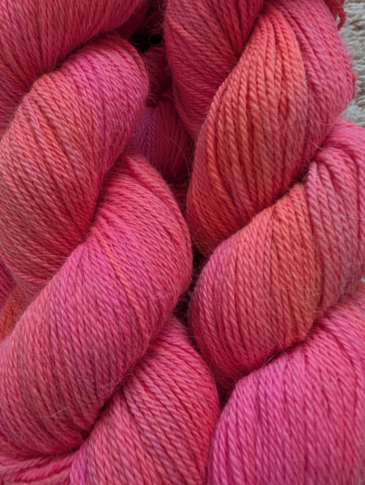 Hand Dyed Fingering Weight Yarn