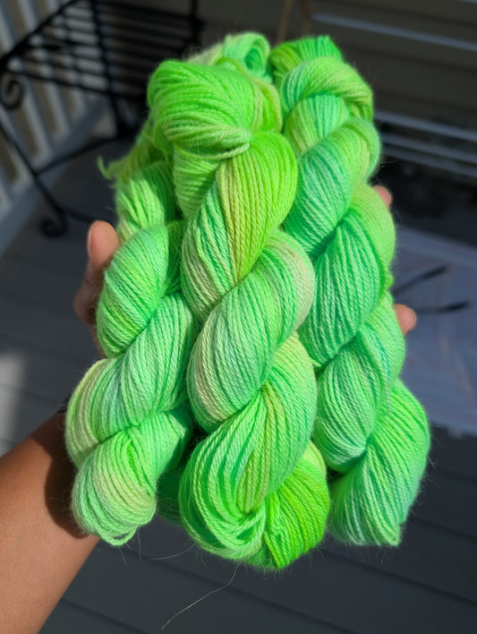 Hand Dyed Fingering Weight Yarn