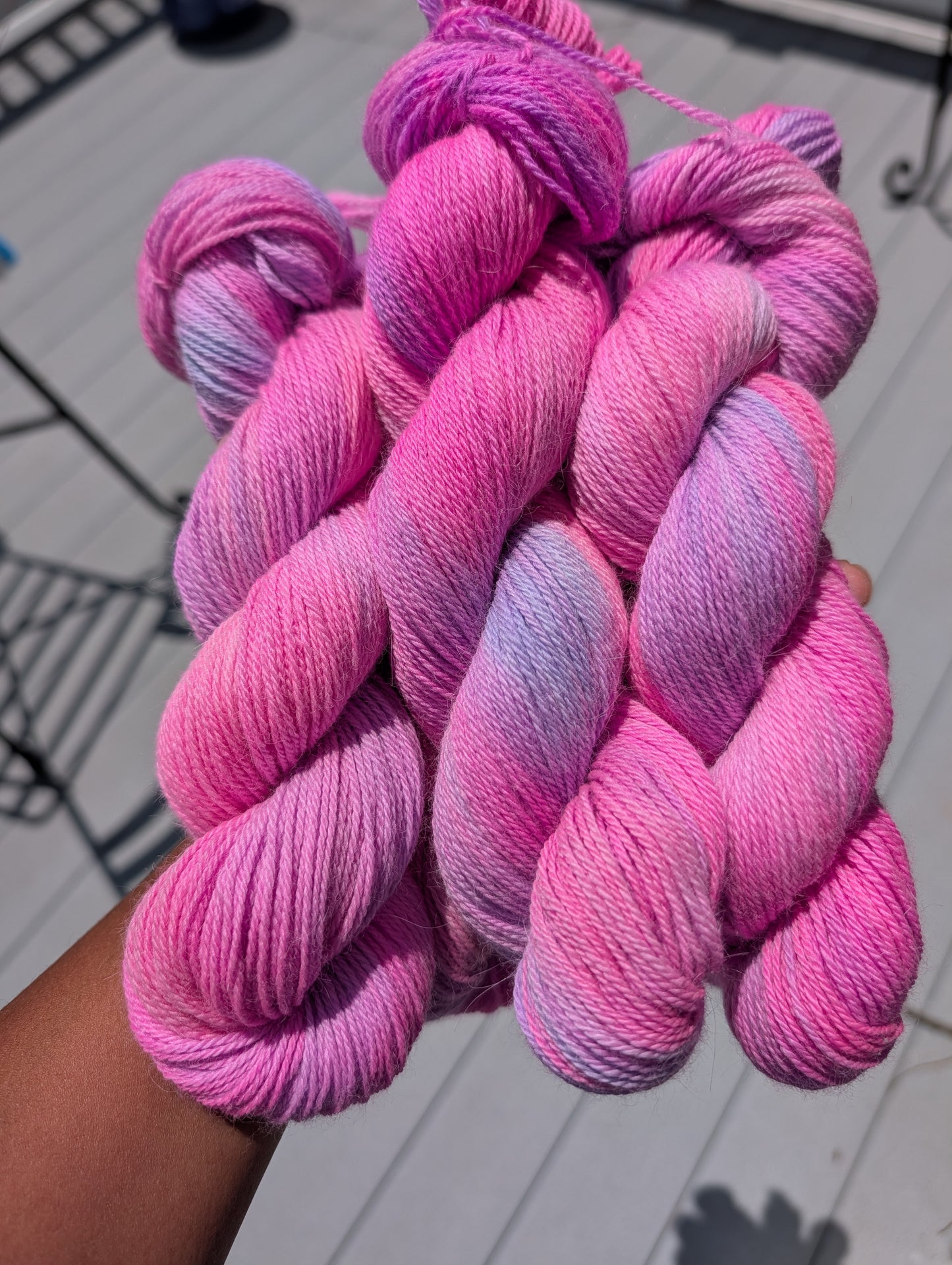 Hand Dyed Fingering Weight Yarn
